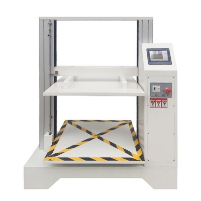 Touch screen carton box compression tester